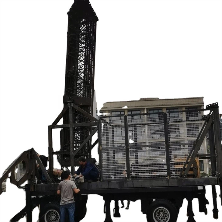Cell On Wheels Lattice Mobile Tower