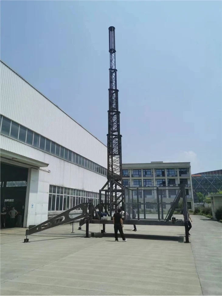 Menara Mudah Alih Antena Teleskopik Mudah Alih